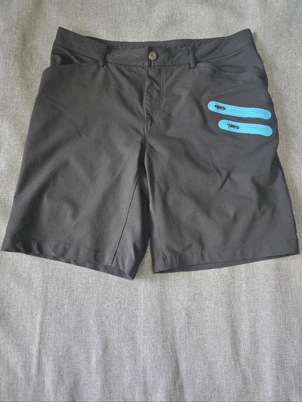 Lululemon Athletica  Shorts with Blue Zip Accents Size 40